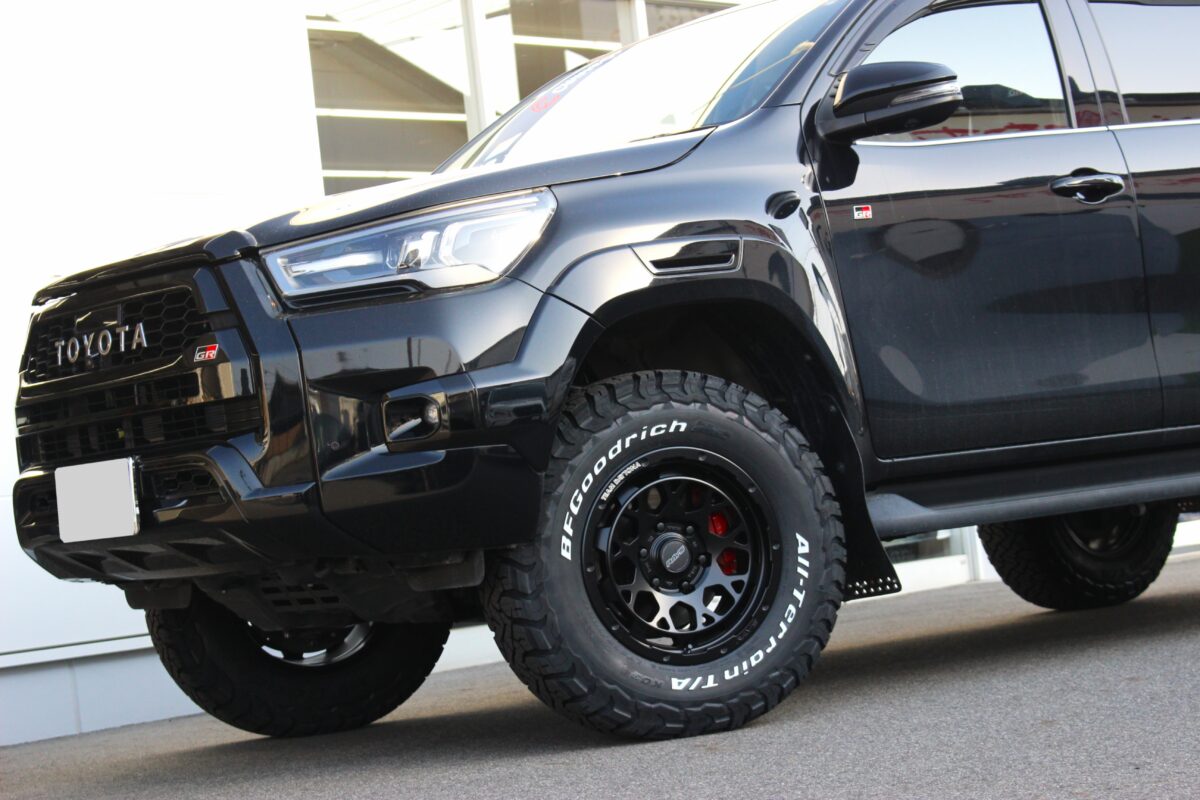 4×4エンジニアリング カンサス RAYS デイトナM9+ BFグッドリッチKO3を装着